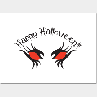 Halloween Eyes Posters and Art